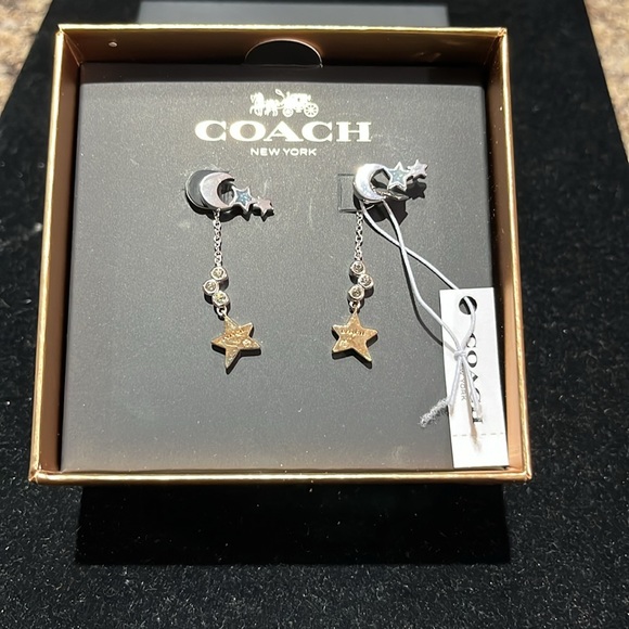 Coach Star Cluster Drop Earrings - Picture 4 of 7